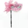 Halloween Dressing Butterfly Hand Hold Mask Party Face Mask  Halloween Prop Accessories