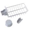 Stainless Steel Kitchen Sink Storage Rack with Sponge and Dish Rag Holder