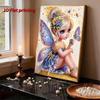 Disney Fairy DIY Artificial Pearl ArtworkThis Isahandmade Gift That Can Beusedforwall Decoration and Is Suitable for Both Home and Office Environments
