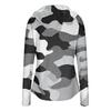 Leichte Kapuzenjacke mit Reißverschluss und Taschen für Damen, Langarm, Camouflage, Sonnenschutzjacke für Outdoor-Aktivitäten