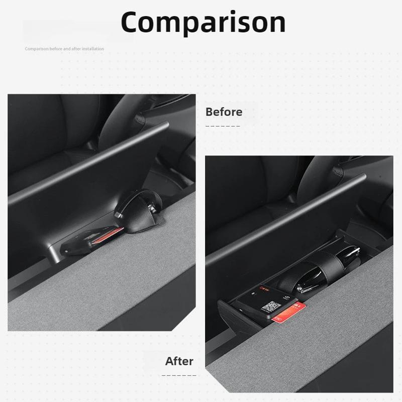 Storage Tray for Tesla Model Y YL Juniper 2025 Model 3 Highland Rear Screen Storage Box Dashboard Bracket Tissue Box ECT Panel