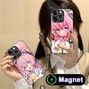 Zenless Zone Zero Aria Glass MagSafe Mobile Phone Case for iPhone 17 16 15 14 13 12 11 Air Pro Max Plus Mini Colorful Cover