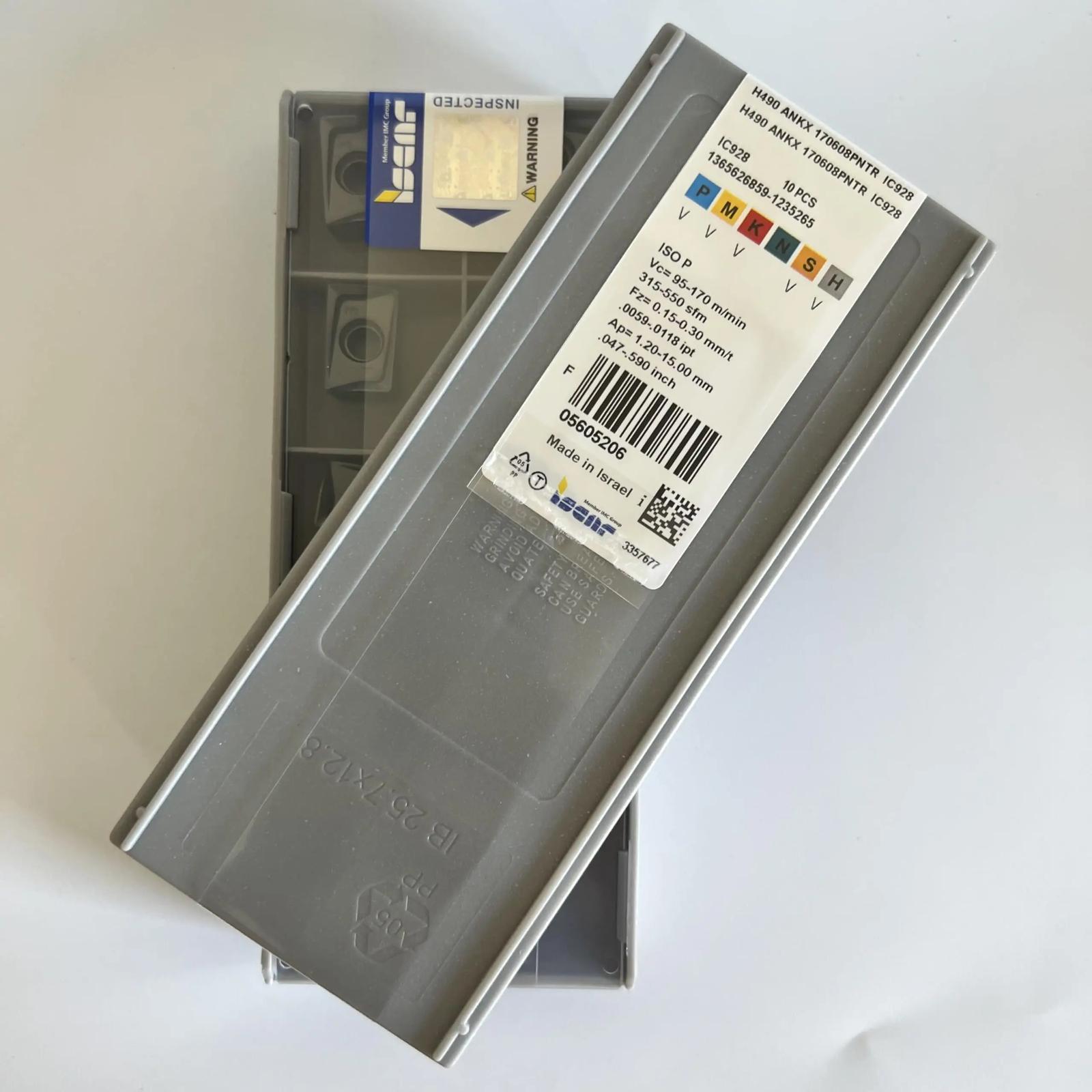 

ISCAR / H490ANKX170608PNTR IC928 Industrial indexable carbide inserts 10 Pcs