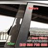 Kohlefaser Auto Fenster B-Säulen Verkleidung Aufkleber Für BMW F30 E46 E90 G20 318i 325i 320i 328i Türsäulen Folien Wrap Auto Zubehör
