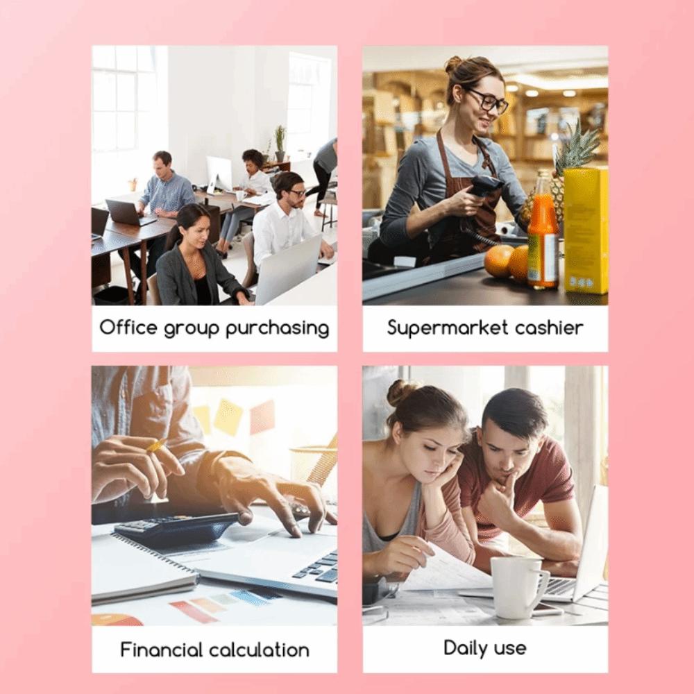 Accounting Tools Electronic Calculator Dual Power Supply Solar Calculator  Do Office Work