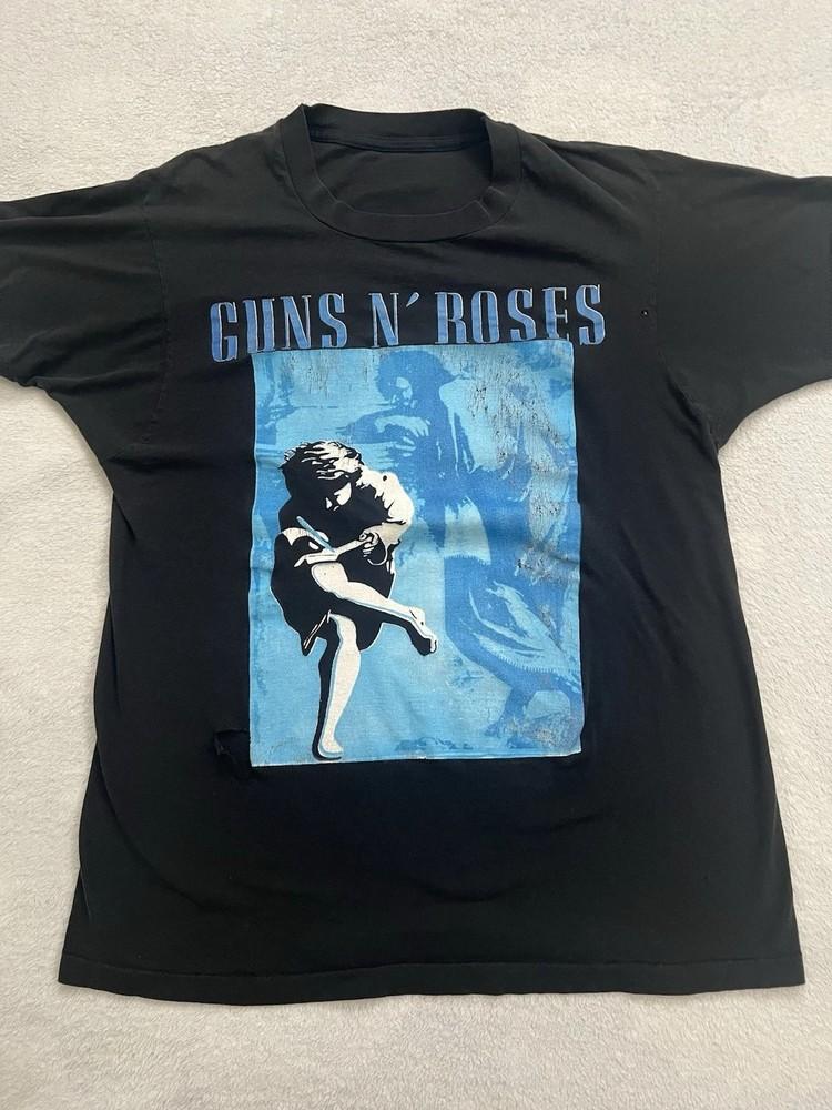 1992 Metallica Guns n Roses Faith No More Тур Футболка стиль парковки винтаж Унисекс Футболка S