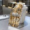Golden Horse Phone Case For iPhone 17 AIR Pro Max 16E 15Plus 14 13 Mini 12 11 AIR XS XR XS