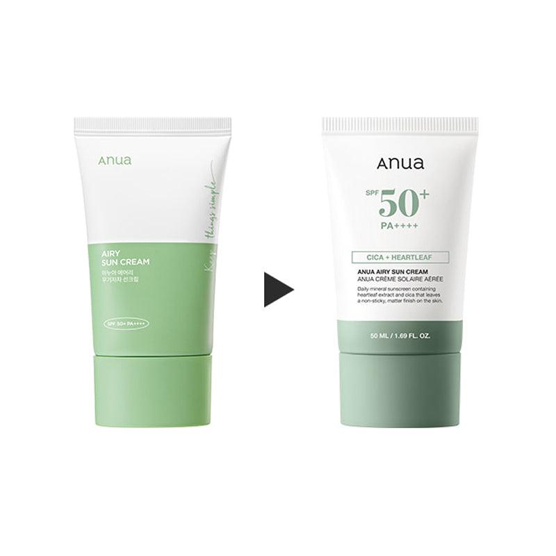 Anua Crème Solaire Aérienne SPF 50+ PA++++ 50 ml