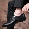Elegant Genuine Leather Men's Shoes Italian Formal Luxury Brand Fashion Moccasin Shoes Office Work Oxford Shoes leather shoes