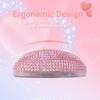 Cute Crystal Heart Shaped Bluetooth Wireless Mouse, 2.4GHz and USB Compatible, Rechargeable, Compact, Wireless, Compatible with iOS, MacBook,