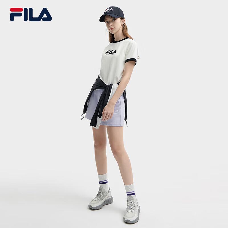 FILA Women s Casual Color-block Cotton T-shirt M