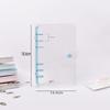 Transparent PVC A5 Planner Cover with Refillable Binder & Zipper Bag