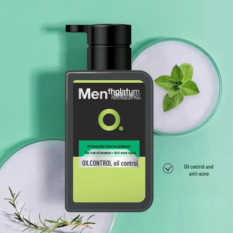 Mentholatum Men's Oil Control Acne Facial Cleanser
