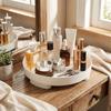 Nordic Style Round Storage Tray Minimalist Simple Desktop Sundries Organizer Plastic INS Snacks Container Home Decoration
