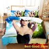 Sexy Selena Gomez Beding Set Single Twin Ful Quen King-Sized Dimensionsd Dimensions Bed Linen Set Adult People Kid Bedrom Duvetcover Sets Anime Parure