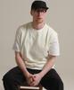 Stage Name Cool Summer Diamond Punching Knit Vest_Cream