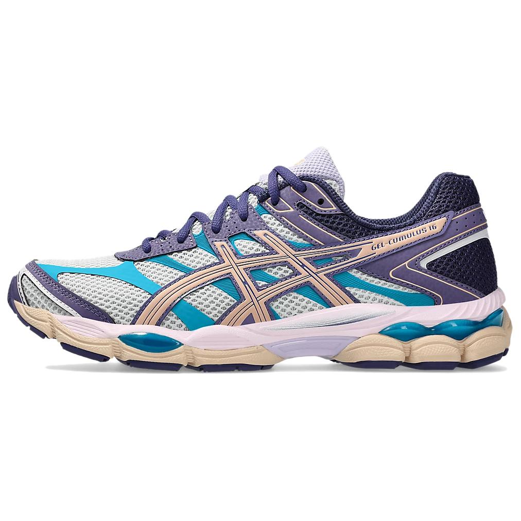 

ASICS Gel Cumulus 16 Casual Running Shoes Unisex Gray Purple 1203A763-020 36