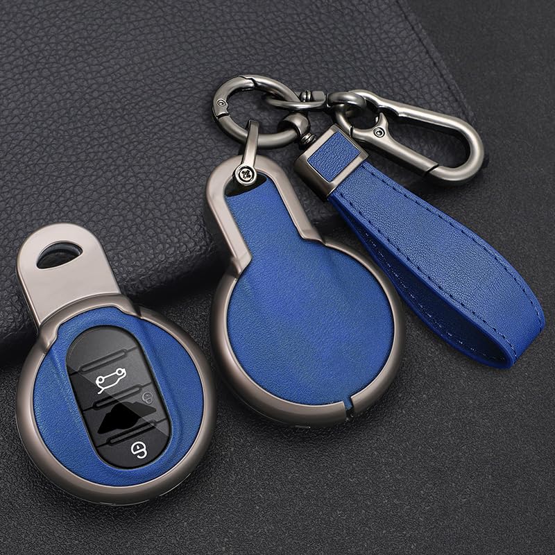 KUNIO Mini Dedicated Key Case, Smart Key Holder, Zinc Alloy, PVC Leather, For Mini