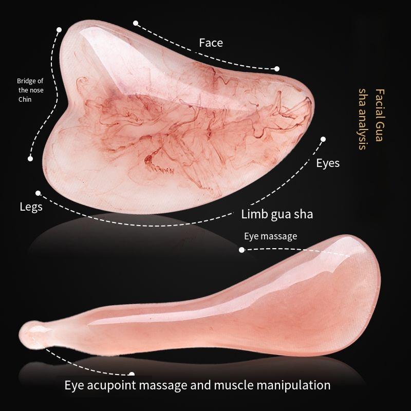 1 Stück Schabebrett Verdickt Ganzkörper Universal Gesichts Gesichtsakupunktur Schabartefakt Superdick Einlegestock Augen Ausbaggern Meridiane