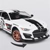 GDKO9 1:24 Ford Mustang Shelby GT500 Alloy Sports Car Diecasts Metal Toy Car Model Simulation Sound Light Collection Kids Gifts A414