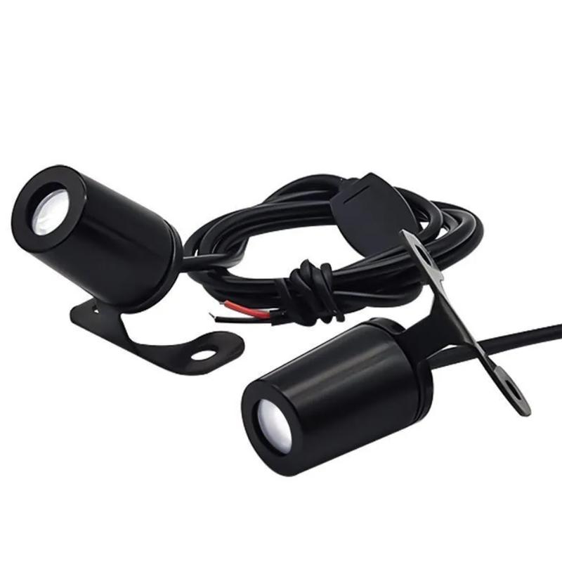 2PCS Motorcycle Angel Wings LED Projection Light Electric Car Street Modification Welcome Decoration Anti-collision Laser Light