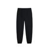 Anta Lifestyle Series Campus Commuting Casual Fashion Training Warm Comfortable Fleece Thick Knit Sports Pants Unisex Bottoms Black 972618301-1