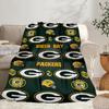 Green Bay Packers Fan Gear Portable Blanket/Soft Blanket Bedding Blanket Suitable for Travel Camping Living Rooms Offices Sofas Fan Gifts