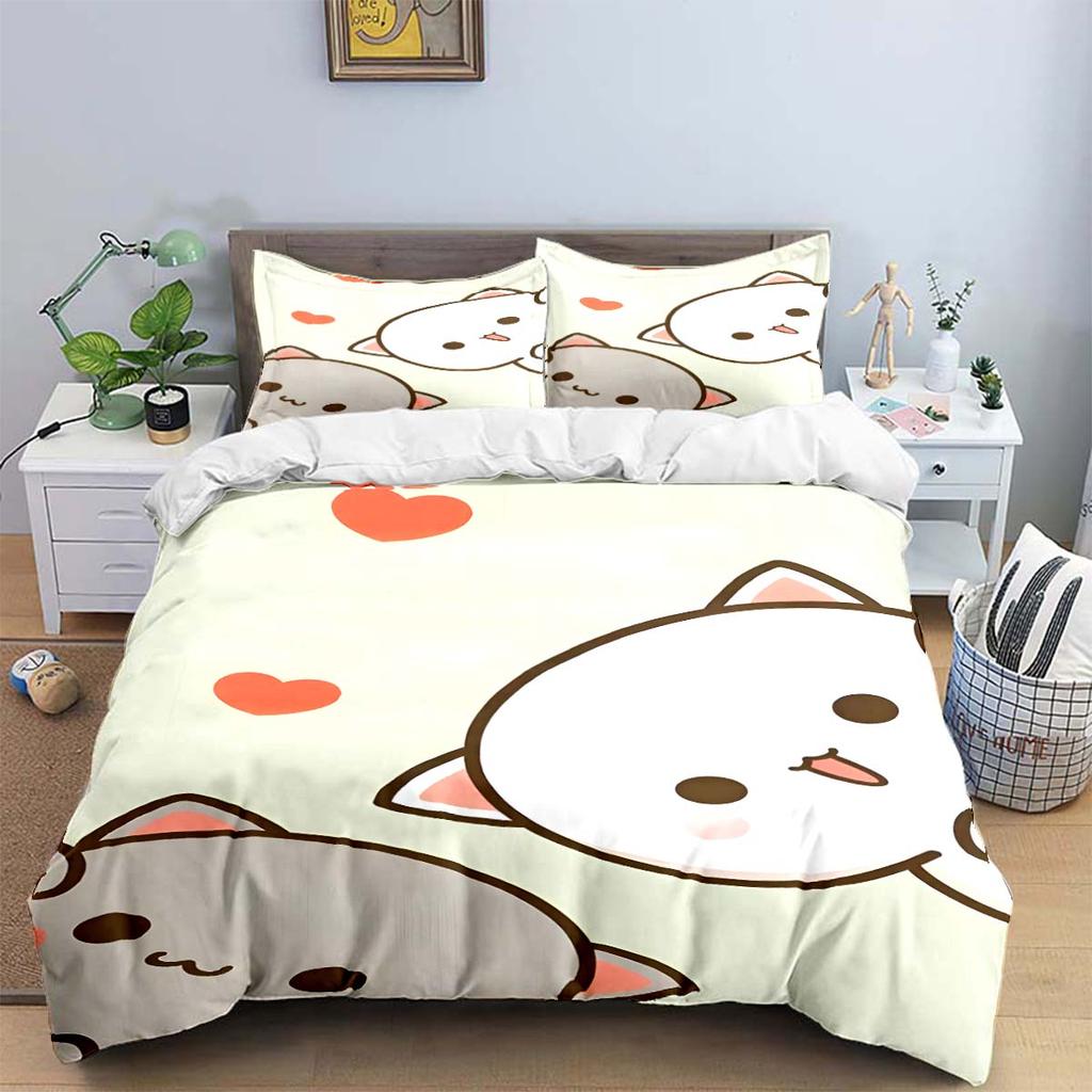 Exquisite Cartoon  B-Bubu Wallpaper  Anime Digital Printing Bedding Set Duvet Cover Comforter Bed  Youth Kids Girl Boys Gift