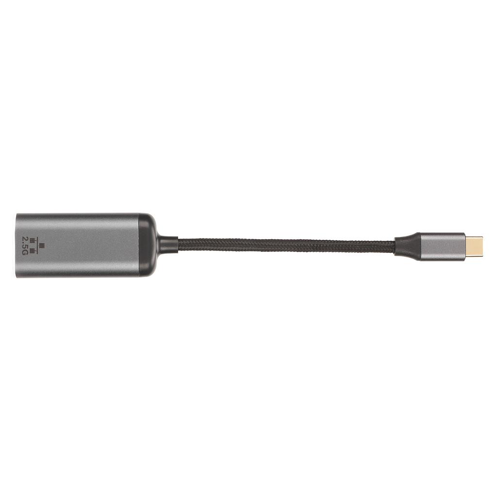 USB C to Ethernet Adapter High Speed Plug and Play USB Type C to RJ45 2.5G Gigabit Ethernet LAN Network Adapter