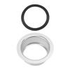Extended Sink Flange Stainless Steel Silver Garbage Disposal Sink Flange Replacement for Kitchen