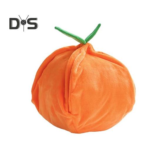 

Прятки Мягкая игрушка для собак Мандарин Интерактивная пищащая игрушка с пазлом из хрустящей бумаги Оранжевая игрушка для кормления для маленьких и средних собак оранжевый