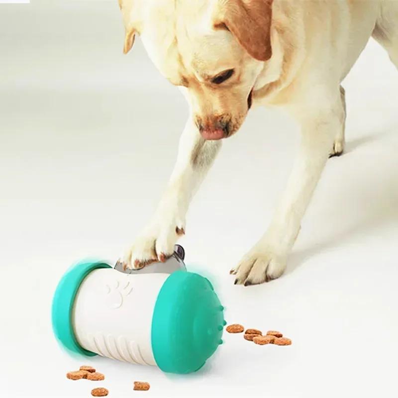 New Pet Dog Toys for Small Dogs Tumbler Slow Food Truck Leaking Food Ball Uncharged Swinging Bear Interactive Toy