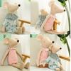Xinlai Direct Sale Ins Dressing Couple Plush Toy Cute Belly Mouse Doll Girly Mouse Doll