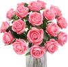 Gothic Style Silk Rose Artificial Flower With Curved Stem For Wedding And Party Arrangements
