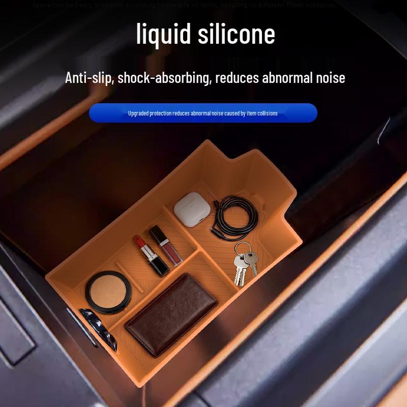 Silicone Organizer for Chery ICAR V27 Center Console Armrest