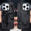Luxury Dark Gothic Cross Mark Luxury Matte Silicone Phone Case For Samsung S26 S25 S24 S23 S22 S21 S20 FE Plus Ultra Edge 4G 5G