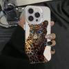 Gold And Slivery Leopard Print Phone Case For IPhone 17 Air 16 E 15 14 Plus 13 12 11 Pro Max Case Shockproof Silicone Back Cover
