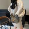 Retro Trendy High-end Hand Carry Small Square Bag 2025 Winter New Fashion Casual Shoulder Bag Niche Messenger Bag