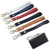 Echte Leder Geldbörse Griff Handgelenkschlaufe Clutch Tasche Gürtel Handgelenk Handtasche Handgriffe Handy Schlüsselanhänger Zubehör