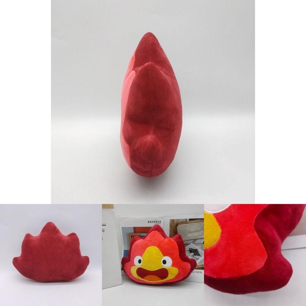 Cute Calcifer Plush Toy Soft Stuffed Fire Demon Doll For Kids' Xmas Or Birthday Present