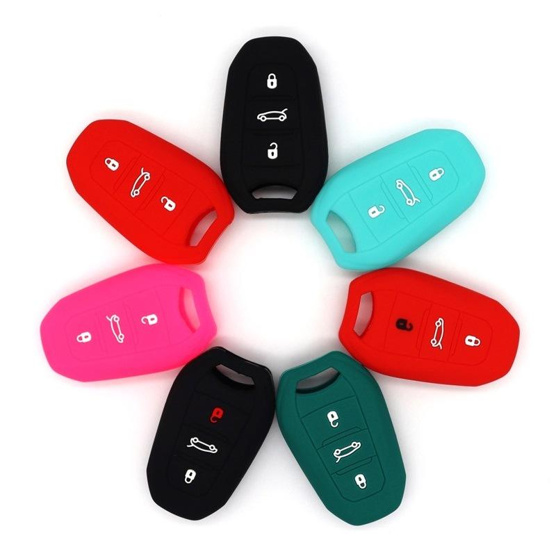 Suitable for Peugeot 308S4085082008300840085008 new 3-button tail box car key bag case