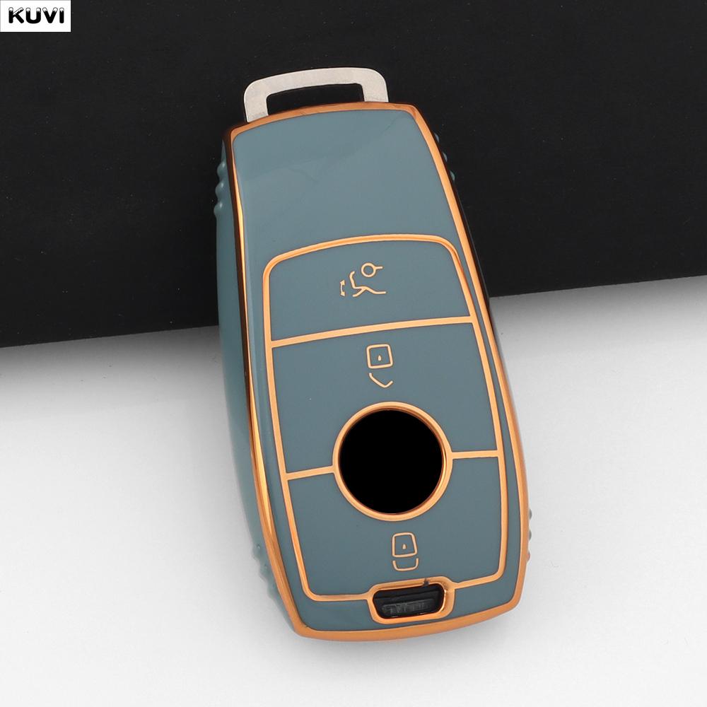 Fashion TPU Car Key Case Cover for Mercedes Benz E C S GLC Class E200 E400 E63 W213 S550 S560 C260 A200 Key Shell Protector