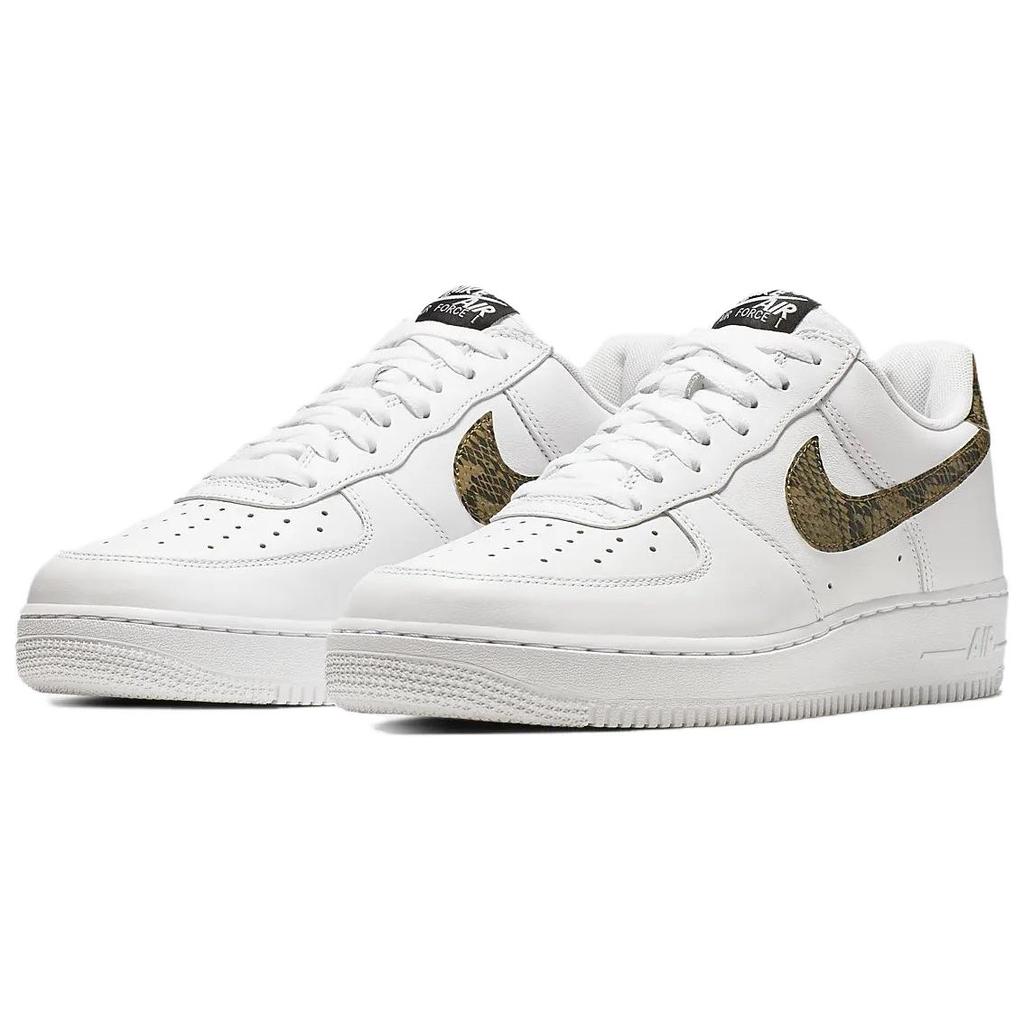 New Nike Air Force 1 Low Retro Ivory Snake AO1635-100