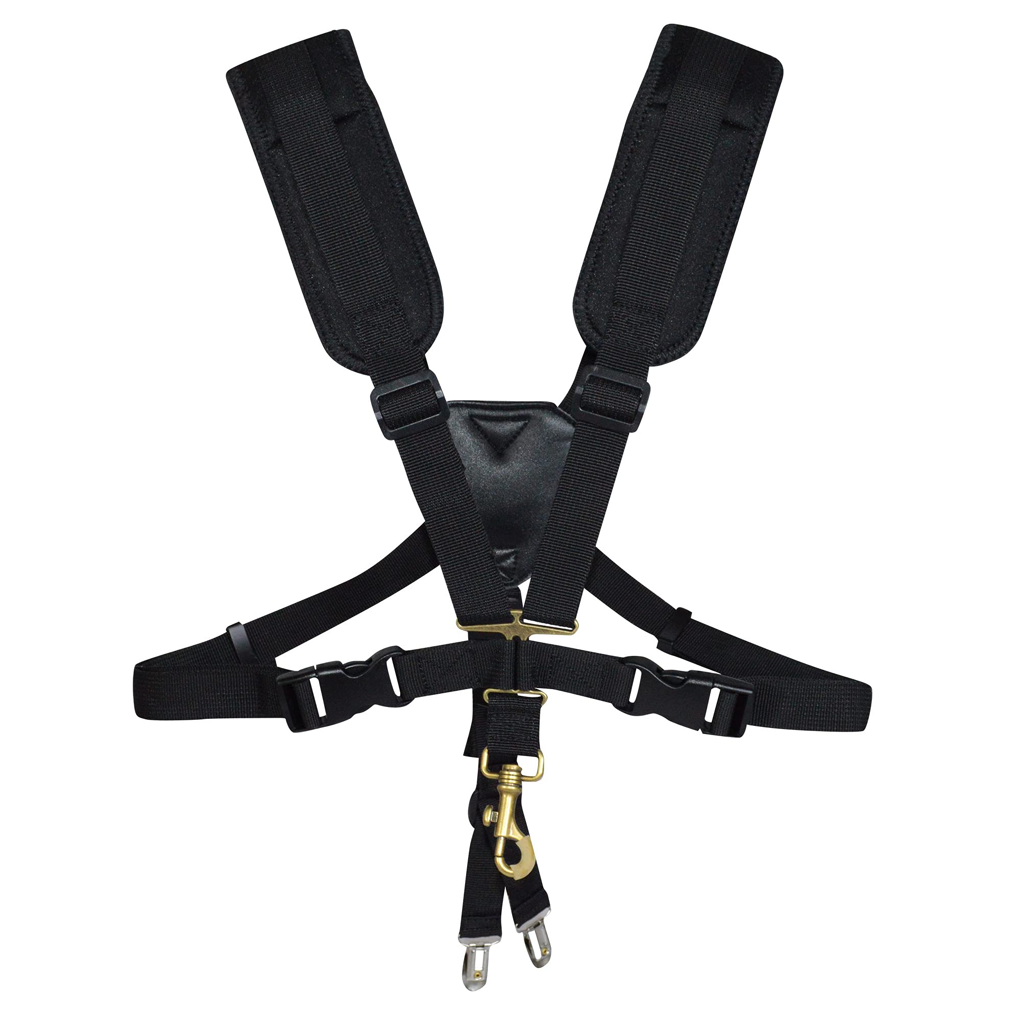 

Adorence Saxophone Harness Strap, Padded Saxophone Shoulder StrapBeginner Saxophone Chest Strap - Baritone, Tenor, Alto, Bari Saxophone Strap - Medium