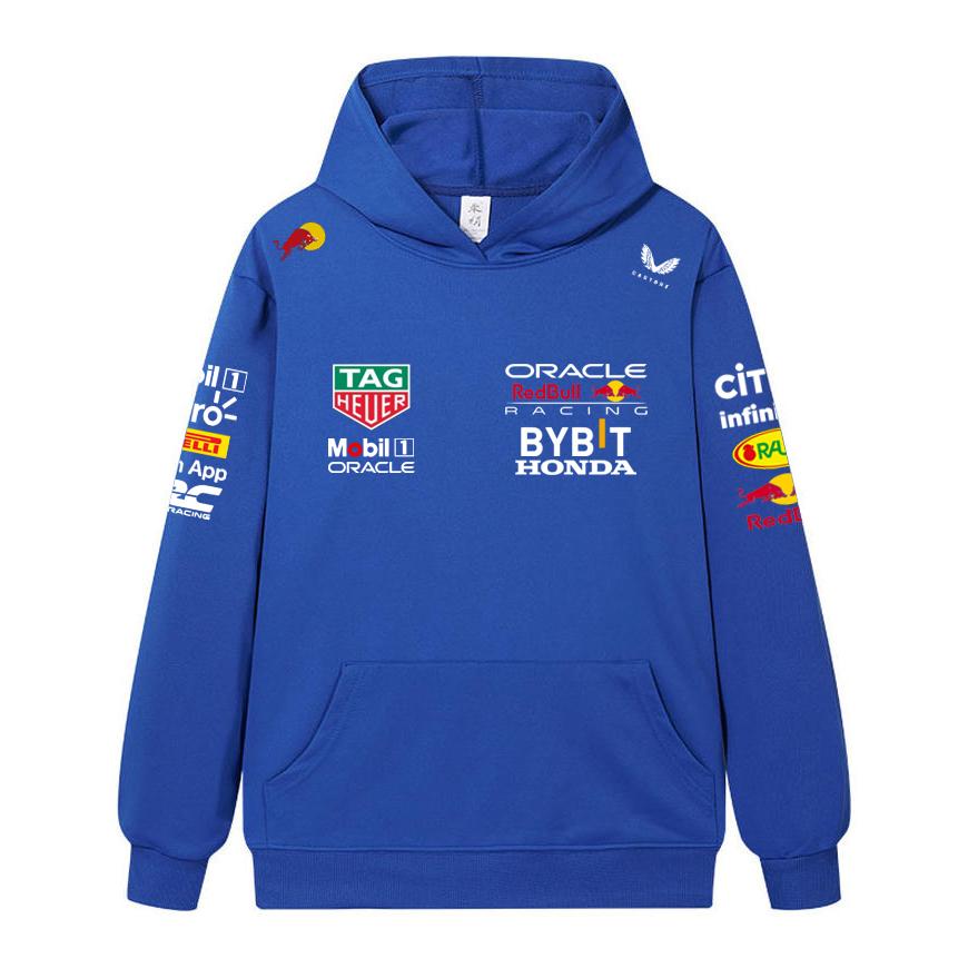 F1 Rennanzug, Red Bull Verstappen Team Uniform, Frühjahrs- und Herbst-Hoodie