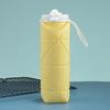 Collapsible Water Bottle Reusable Leak-Proof Silicone Water Cup 600ml Large Capacity Straw Cup Portable Outdoor Sports Kettle