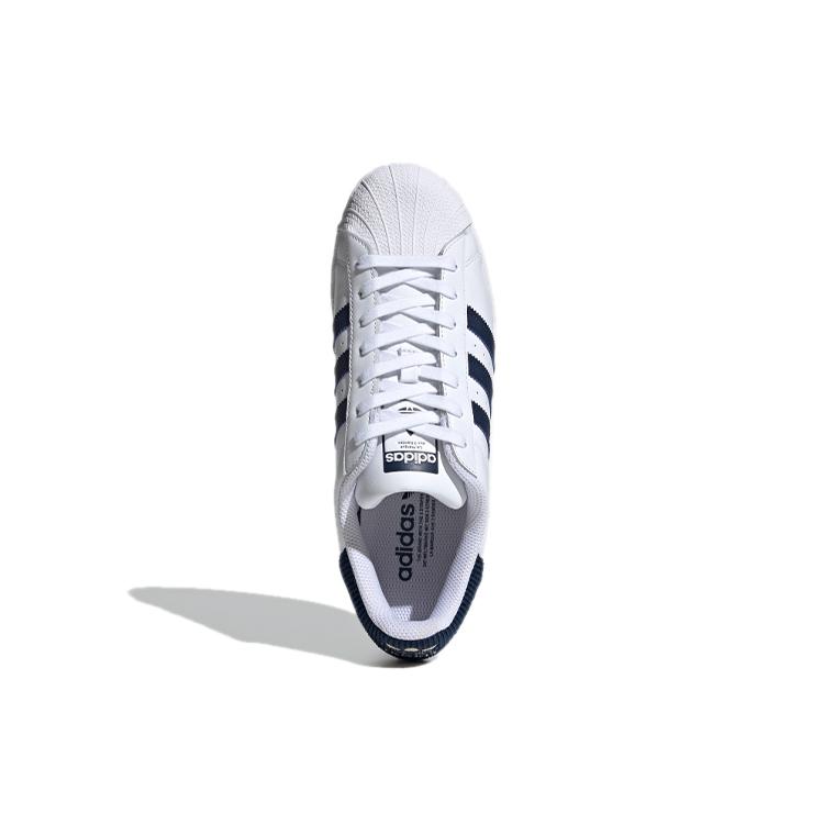 Adidas Originals Superstar Shoes 'Cloud White Navy Blue' FZ3560