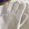 The Five Fingered Gloves for Women Keep Warm In Autumn and Winter. The Finger Touching Screen Has Holes To Protect Hands From The Cold
