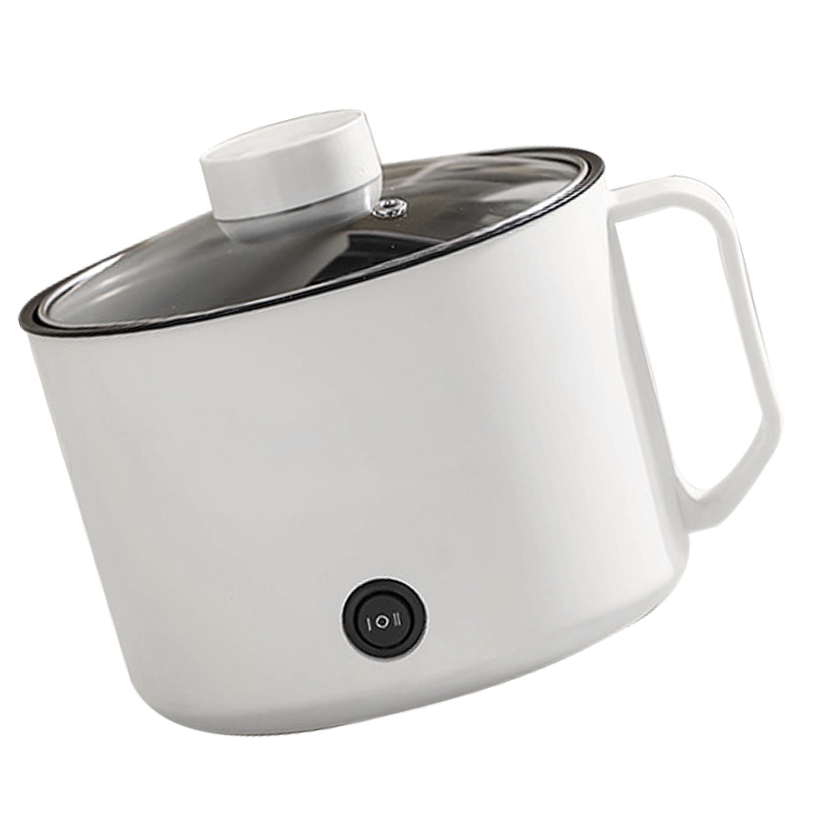 

Mini Hot Pot Portable Fast Heating Easy To Clean Multifunctional Electric Cooker For Home Dorms Office AU белый