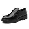 Men's shoes  sandals inner heightening shoes leather shoes  men's business dress big head men's shoes gentleman